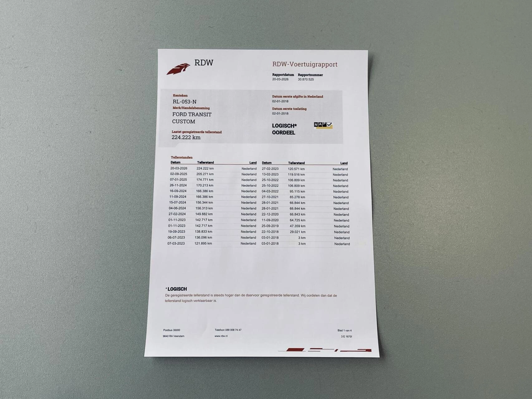 Hoofdafbeelding Ford Transit Custom