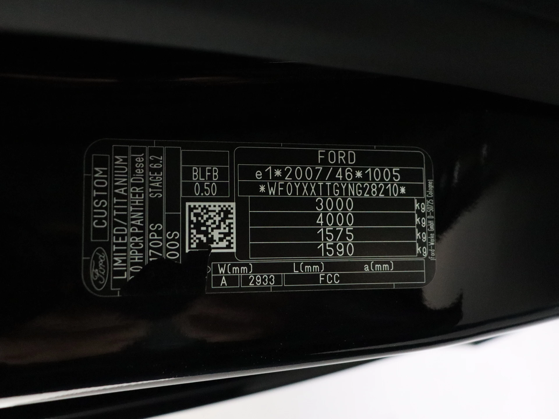 Hoofdafbeelding Ford Transit Custom