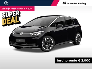 Hoofdafbeelding Volkswagen ID.3 Volkswagen ID.3 Pure Business 52 kWh accu. 170 pk  Sfeerverlichting · Multifunctioneel stuurwiel · Stuurwiel verwarmd ·