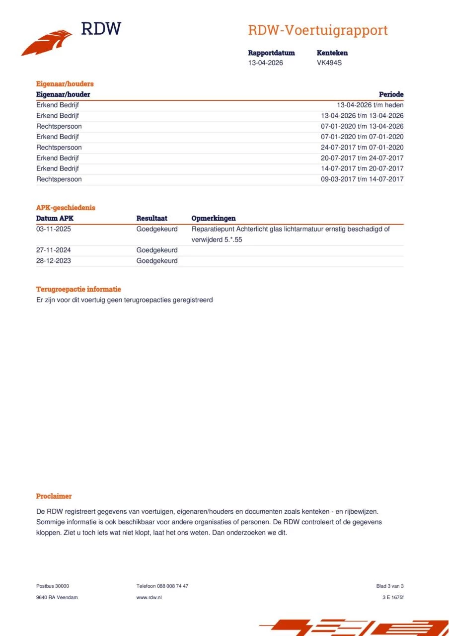 Hoofdafbeelding DFSK V-serie