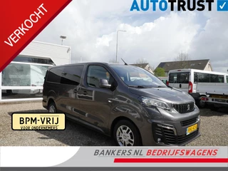 Peugeot Expert 2.0 BlueHDI 180PK, L3, Dubbel Cabine, Airco, 2 x Schuifdeur