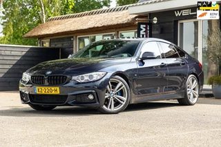 BMW 4-serie Gran Coupé 420i M-Pakket I Carbonschwarz metallic I NL Auto I Dealeronderhouden I NAP I Open dak I Head Up
