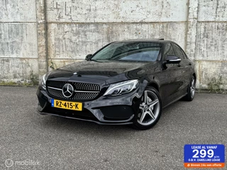Mercedes C-klasse Pano/Cam/AMG/LED/ACC/Stoelverwarming/Lane assist!