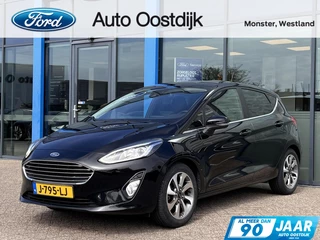 Ford Fiesta 1.0 EcoBoost Titanium 100PK Cruise Navi Parkeersensoren Achter B&O Carplay Climate Privacy Glass *Sportief*
