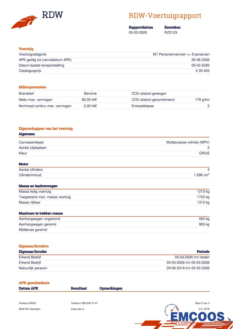 Hoofdafbeelding Renault Modus