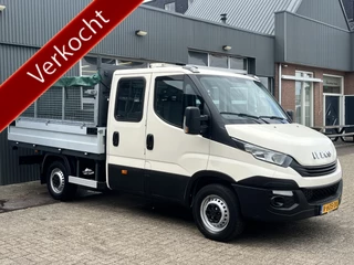 Iveco Daily 35S12D 2.3 345 Airco Trekhaak 3500kg trekgewicht 6-Persoons Open laadbak Pick-up P-up Bakwagen 1e eigenaar Euro 6 Bpm vrij voor particulier gebruik!!