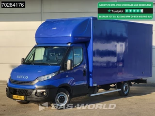Iveco Daily 35S14 Automaat Bakwagen Achterdeuren 488cm lang! Airco Cruise Euro6 Meubelbak Koffer 24m3 Airco Cruise control