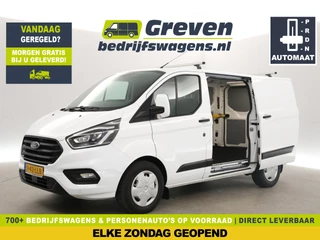 Ford Transit Custom 300 2.0 TDCI L1H1 Automaat 2xSchuifdeur Airco Cruise Trekhaak 3 Persoons PDC Elektrpakket
