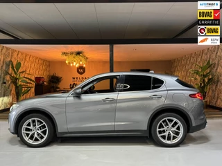 Alfa Romeo STELVIO 2.0 Turbo First Edition Garantie Memory StuurVW StoelVW Camera Elek Achterklep Leder Cruise Clima Navi Rijklaar