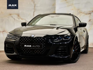 Hoofdafbeelding BMW 4 Serie BMW 4-serie Coupé M440i M Sport Pro, 20", schuifdak, M stoelen, H/K, laser, HUD, ACC, leder, keyless