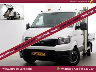 MAN TGE 5.180 2.0 177pk E6 L2H1 Kipper Dubbel Lucht Trekhaak 3500kg 06-2018
