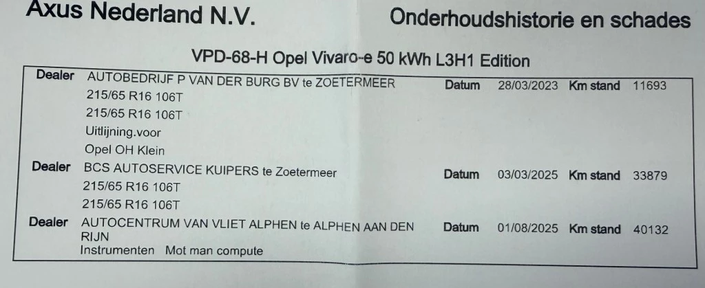 Hoofdafbeelding Opel Vivaro