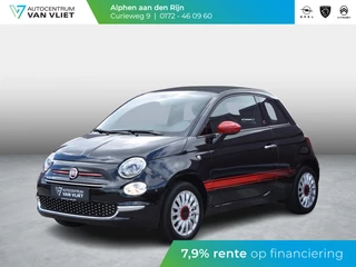 Fiat 500 C 1.0 Hybrid RED CABRIO | CAMERA | AIRCO | LICHTMETALEN VELGEN | 18.646 km!