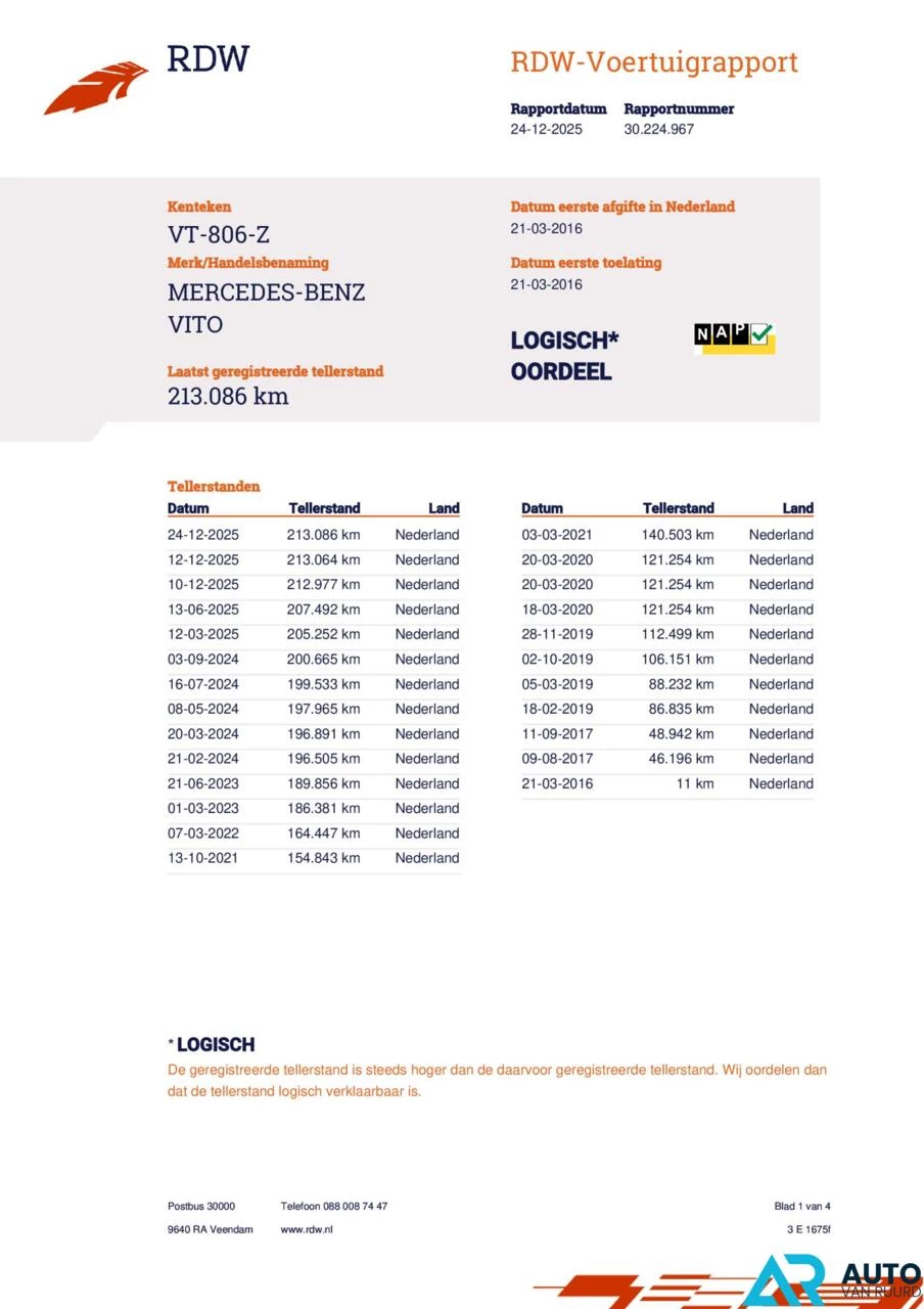 Hoofdafbeelding Mercedes-Benz Vito