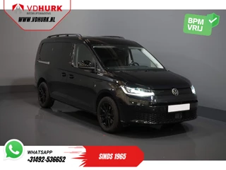 Hoofdafbeelding Volkswagen Caddy Volkswagen Caddy Cargo Maxi 2.0 TDI Black Edition 125 pk DSG Aut. BPM VRIJ! Ready2Go Leder/ Adapt. Cruise/ Virtual Cockpit/ Standkachel/ LED/ Stoelverw./ Navi