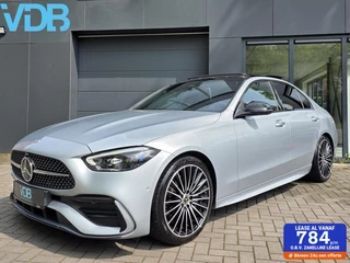 Hoofdafbeelding Mercedes-Benz C-Klasse Mercedes C-klasse C180 AMG PANO 360 MEMORY BURMESTER VOL!!!