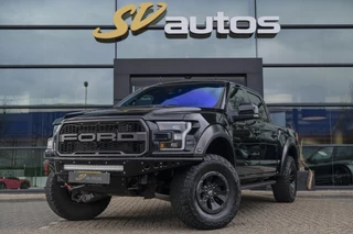 Hoofdafbeelding Ford F-150 Ford USA F150 Raptor 3.5 V6 457pk Ecoboost SuperCrew Panoramadak Trekhaak LPG Stoelkoeling Adaptive cruise Sony audio Carplay VOL VOL VOL!