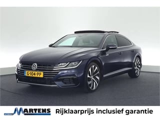 Hoofdafbeelding Volkswagen Arteon Volkswagen Arteon 1.5 TSI 150pk DSG 2x R-Line Trekhaak Camera Panoramadak Stoelverwarming Led Virtual Cockpit Navigatie