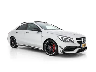 Mercedes-Benz CLA AMG 45 4MATIC Ambition Aut. *PANO | AMG-AERO-PACK | RECARO-SPORTSEATS | MICROFIBRE | FULL-LED | MEMORY-PACK | HARMAN/KARDON-SURROUD | KEYLESS | HEATED-SEATS | NAVI-FULLMAP | SHIFT-PADDLES | 19''ALU*
