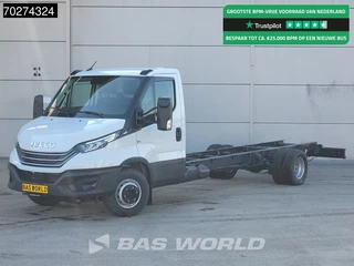 Iveco Daily 72C18 3.0L Automaat 510WB Luchtvering ACC Camera Chassis Cabine Fahrgestell Airco