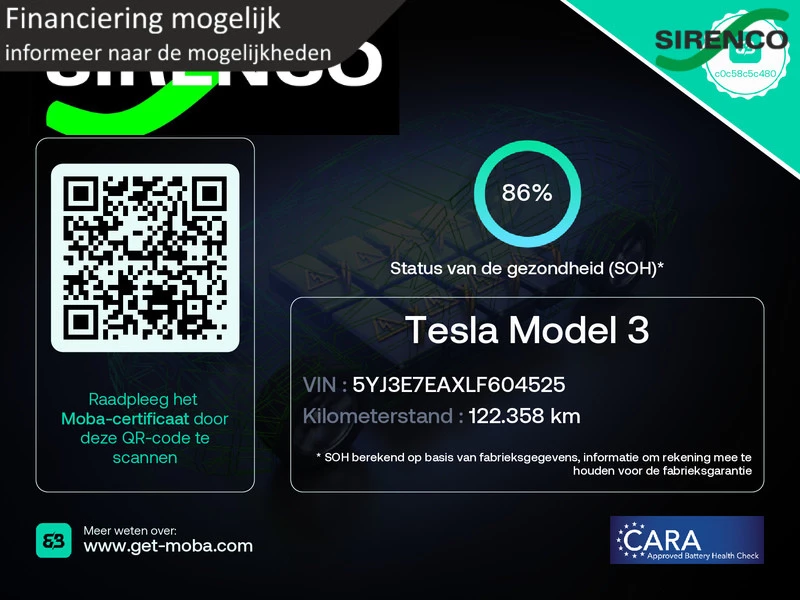 Hoofdafbeelding Tesla Model 3