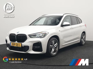 BMW X1 xDrive25e M Sport Plug In Hybrid 222pk Dealer O.H PHEV | Trekhaak Afneembaar | Cruise Control | Lederen Sportstoelen Verwarmd | Bluetooth | Sfeerverlichting | Sportstuur Leder | Navigatie | DAB | 18" LM |