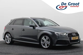 Audi A3 Sportback 35 TFSI CoD Advance Sport Automaat S Line, Panoramadak, Leer, Apple Carplay, Camera, LED