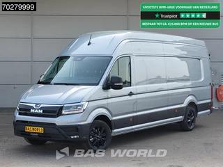 MAN TGE 3.180 Automaat L5H4 XXL LED ACC Navi Airco Camera Parkeersensoren Euro6 L5 Hoog Dak 19m3 Airco