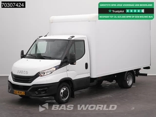 Iveco Daily 35C16 Laadklep Dubbellucht 160PK Bakwagen Airco Euro6 Meubelbak Koffer Airco