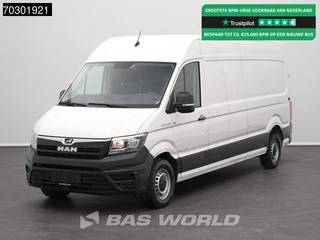 MAN TGE 3.140 L4H3 Airco Cruise Camera Parkeersensoren v+a Euro6 L3H2 Airco Cruise control