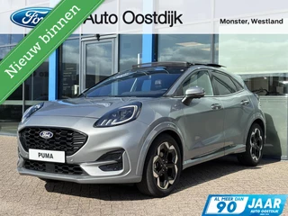 Ford Puma 1.0 EcoBoost Hybrid ST-Line X 155PK Automaat NIEUW MODEL!! Afn. Trekhaak Panodak Winterpack Adaptieve Cruise MATRIX-LED SYNC4 Navi Blind-Spot Elek. Achterklep B&O  *Full Options*