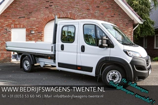 Fiat Ducato 2.2 Mjet 140 pk Dubbel Cabine va 419,- p/m 7-Zits Pick Up/Open Laadbak LxBxH 330x202x40 cm, Airco, Nieuw