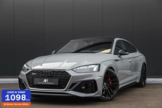 Audi RS5 Sportback 2.9 TFSI 450pk quattro Pano B&O Carbon HUD Laser-LED Nardo ACC Black Optic Virtual Cockpit Leder Massage Stoel/Stuur verwarming 1e Eigenaar