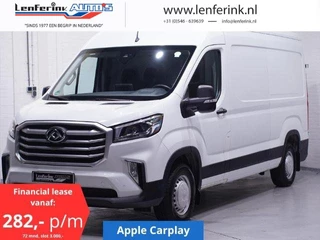 Maxus Deliver 9 2.0 CIT 148 pk L3H2 Airco, Trekgewicht 2.800 kg Apple Carplay, Cruise control, Camera, PDC V+A, 3-Zits