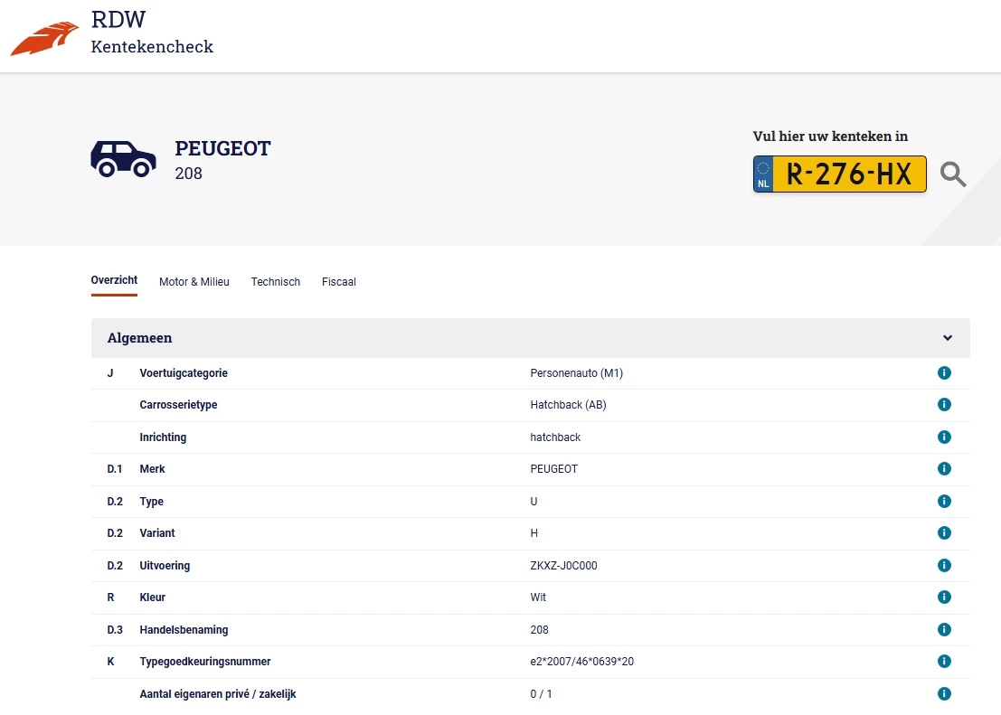 Hoofdafbeelding Peugeot e-208