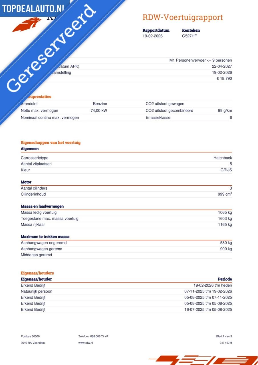 Hoofdafbeelding Renault Clio