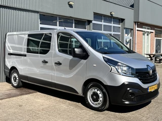 Renault Trafic 1.6 dCi L2H1 DC Bpm vrij Airco Cruise controle Navigatie 5 persoons Dubbele cabine Euro 6 Lang Verlengde wielbasis 1e eigenaar Ex overheid