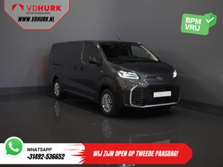 Toyota ProAce Electric Worker 75 kWh L3 345 km WLTP LED/ Snellader/ Keyless/ Adapt.Cruise/ Stuurverw./ Stoelverw./ Navi/ Carplay/ Camera/ PDC/ Airco