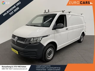 Hoofdafbeelding Volkswagen Transporter Volkswagen Transporter 2.0 TDI L2H1 110PK T6.1 Airco Cruise Control Apple CarPlay/MirrorLink Trekhaak