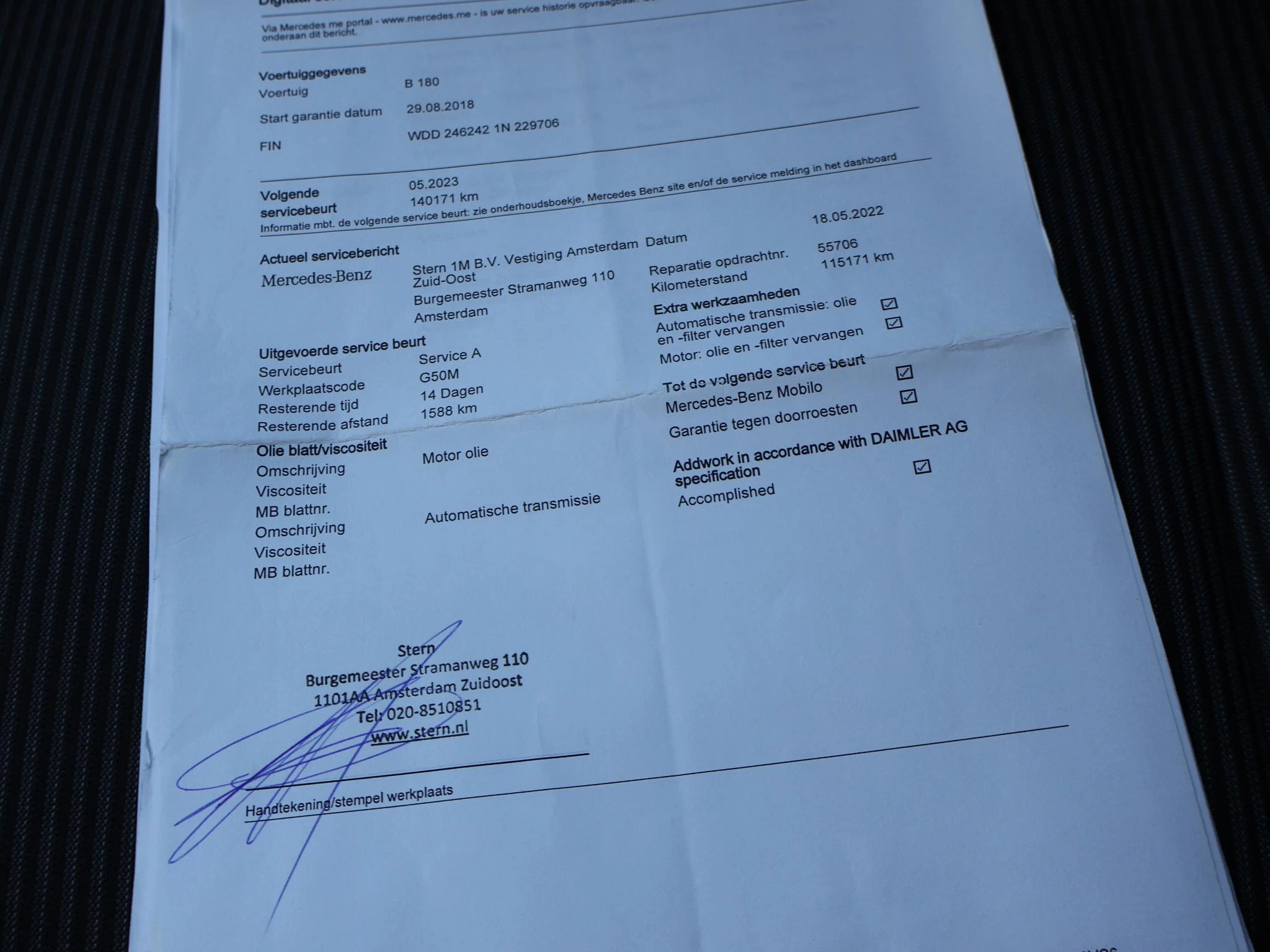 Hoofdafbeelding Mercedes-Benz B-Klasse