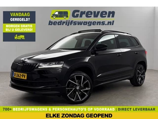 Škoda Karoq 1.5 TSI ACT 150PK Sportline DSG Pano Sfeer Trekhaak LED Virtual Camera Carplay Clima Cruise Navi PDC 19"LMV