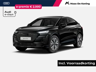 Audi Q4 Sportback e-tron 45 quattro Advanced edition 286 PK · Assistentiepakket plus · Comfortpakket · Optiekpakket zwart plus