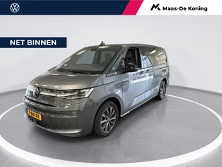 Hoofdafbeelding Volkswagen Multivan Volkswagen Multivan 1.4 218pk DSG eHybrid L2H1 Life Business · Panoramadak · Apple/Android Car Play · IQ.Light · Navigatie · Camera · 7 Persoons · Elek. Achterklep · 18'' Inch · Garantie t/m 23-06-2027 of 150.000km
