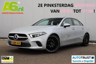 Mercedes-Benz A-klasse 200 Business Solution Automaat Half Leder Full LED Sportstoelen Widescreen Carplay Android Navigatie Achteruitrijcamera Clima Cruise 19 inch AMG Look Velgen Nieuwe Banden! Stoelverwarming