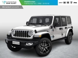 Jeep Wrangler Unlimited 4xe 380 Sahara | Dual Door Pack | 20" | Stoel&Stuur Verwarm. | 12,3" Navi | Adapt. Cruise | Alpine Audio