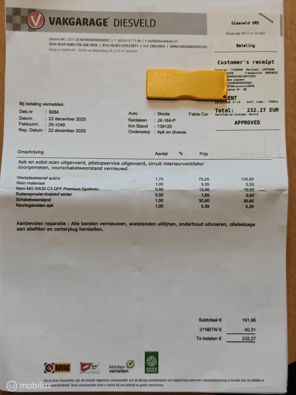 Hoofdafbeelding Škoda Fabia