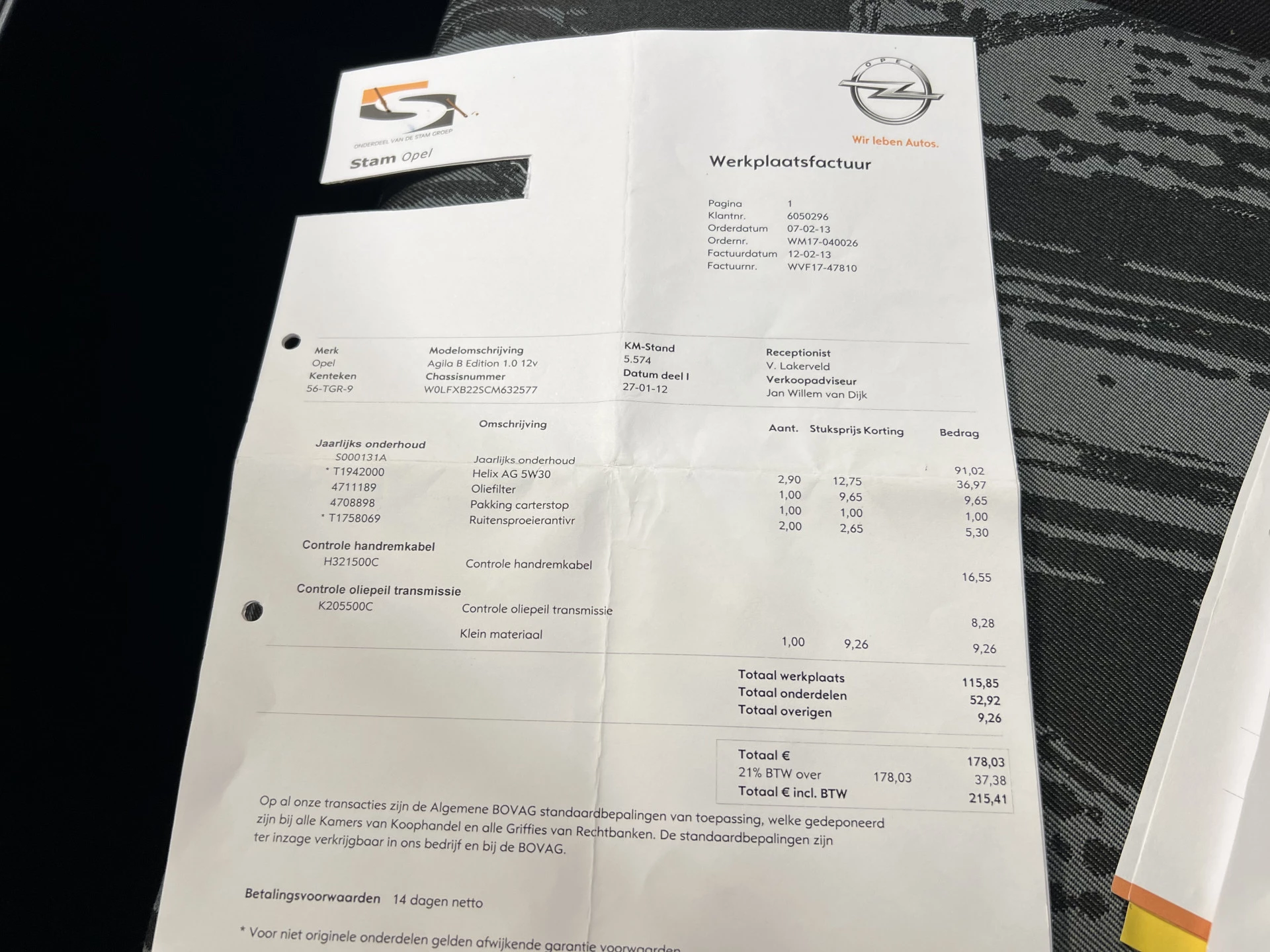 Hoofdafbeelding Opel Agila