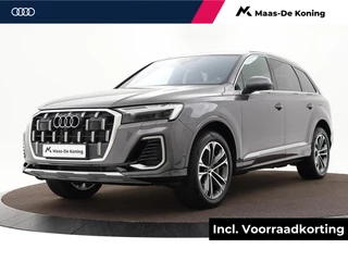 Audi Q7 Pro Line Advanced 55 TFSI e 394 PK · Assist. pakket parking plus + tour + city · Comfortsleutel · Trekhaak · Stoelverwarming voor + achter · Stoelmassage + ventilatie