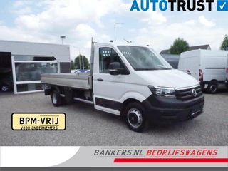 Volkswagen Crafter 2.0 TDI 120PK, L4, Dubbel lucht, Trekhaak 3.500KG, Airco, Open laadbak 425*204*40