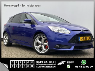 Ford Focus 2.0 EcoBoost ST-2 250PK Milltek Nav/Cam Recaro Performance Blue Metallic Volledig-OH!